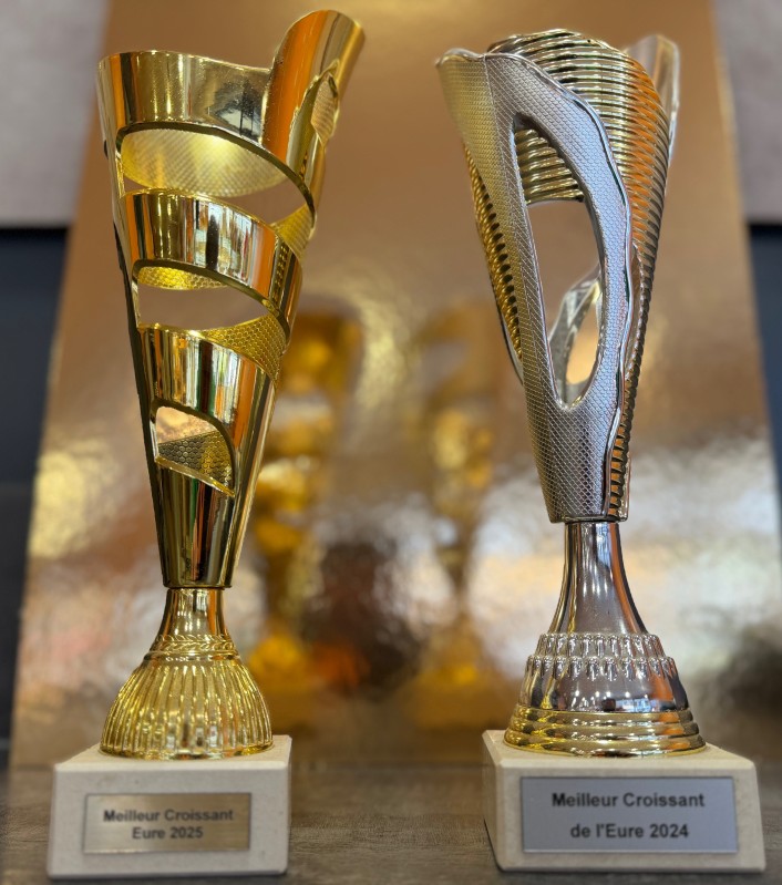 Remerciement pour ce deuxième titre concecutif du meilleur croissant de l’Eure 27