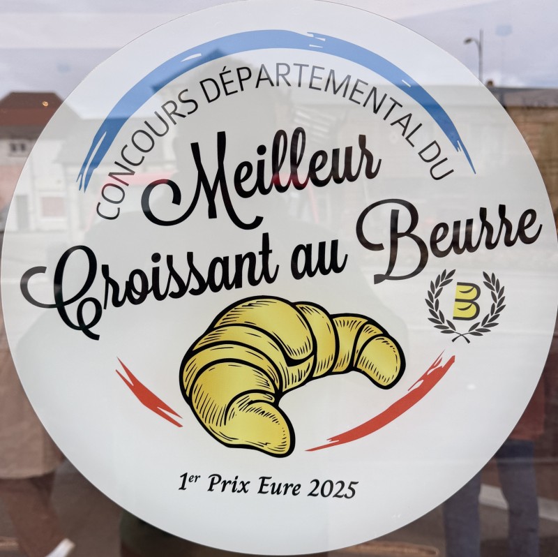 Où trouver le meilleur croissant de l’eure lauréat 2024 et 2025